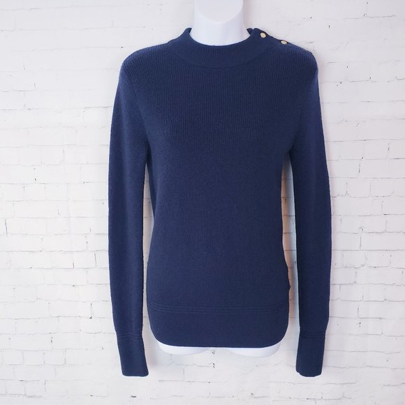 Club Monaco | Sweaters | Club Monaco Size S Sweater Merino Blend Navy Blue | Poshmark